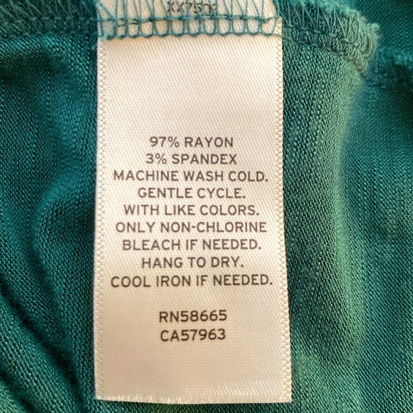 HALOGEN GREEN DRAPE NECK SLEEVELESS TANK TOP PLEATED Sz S GUC - Picture 9 of 10